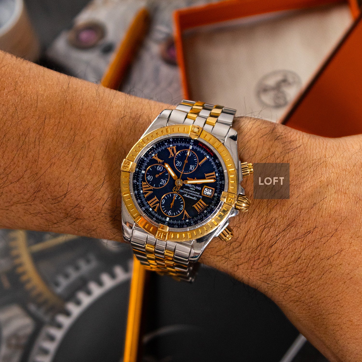 Breitling Chronomat Evolution Steel/Yellow Gold 43,7 mm