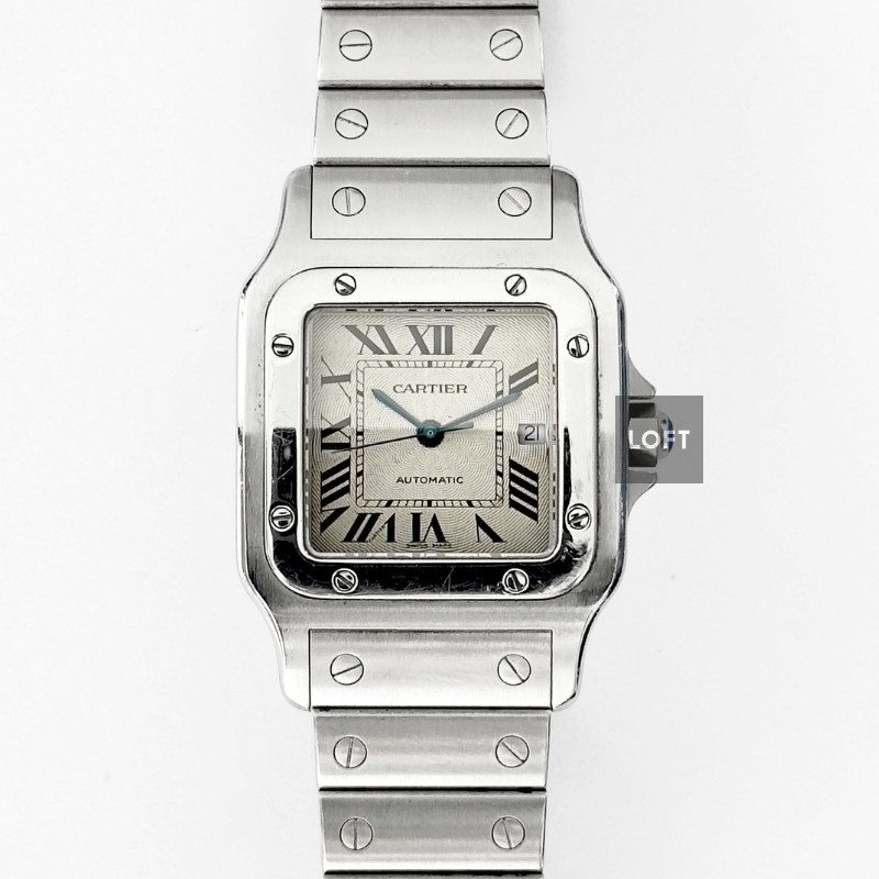 Cartier Santos Galbée Automatic Silver Dial 29 mm