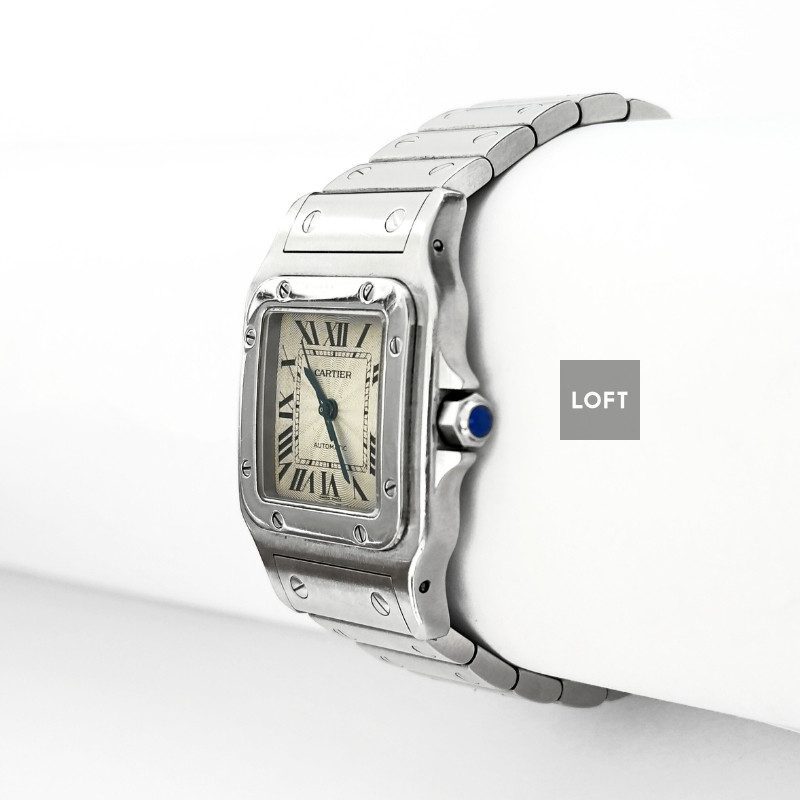 Cartier Santos Galbée Automatic Silver Dial 29 mm