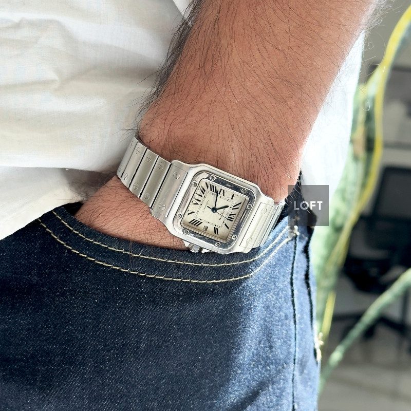 Cartier Santos Galbée Automatic Silver Dial 29 mm