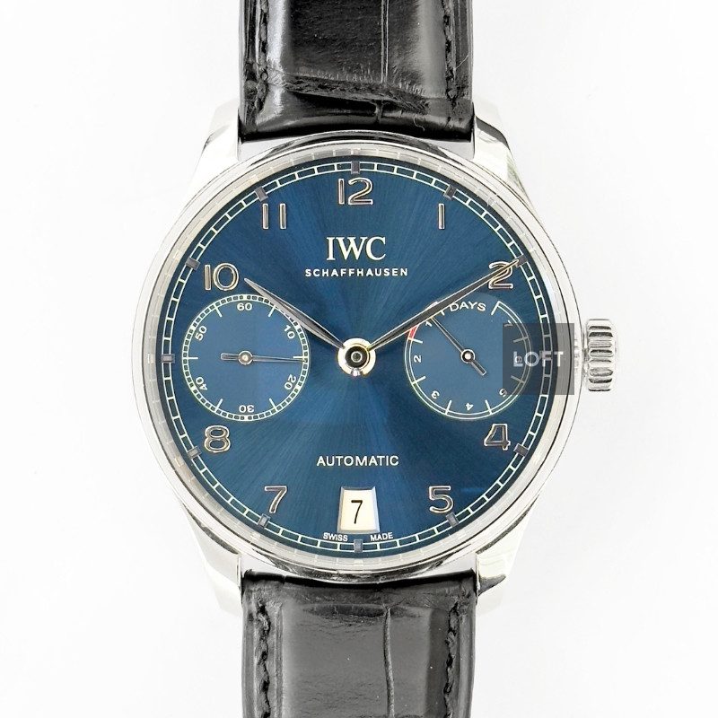 IWC Portugieser Automatic IW500710 Blue Dial 42,3 mm