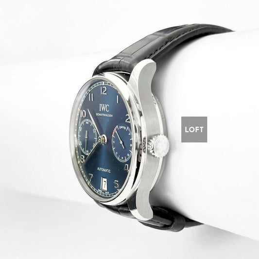 IWC Portugieser Automatic IW500710 Blue Dial 42,3 mm