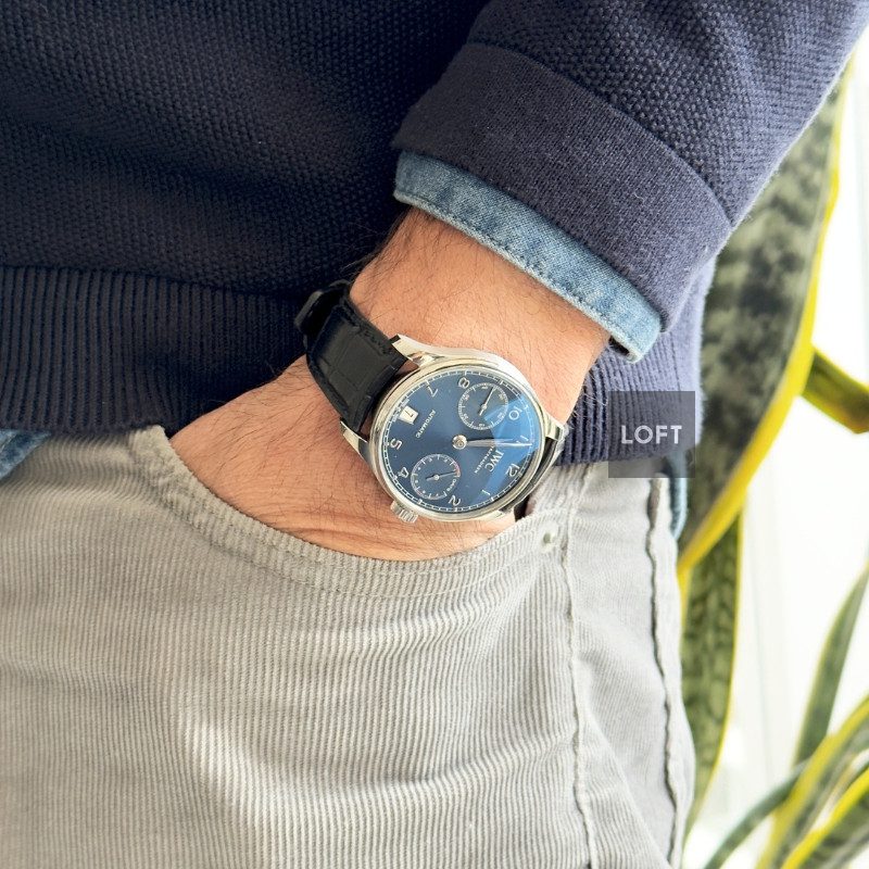 IWC Portugieser Automatic IW500710 Blue Dial 42,3 mm