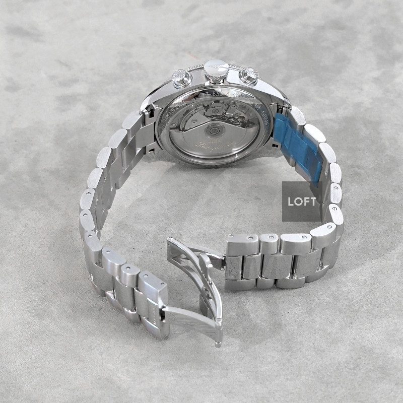 Longines GrandeVitesse Automatic Chronograph Silver 42 mm