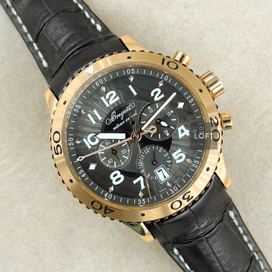 Breguet Transatlantique Type XXI Flyback Chronograph Rose Gold 42 mm
