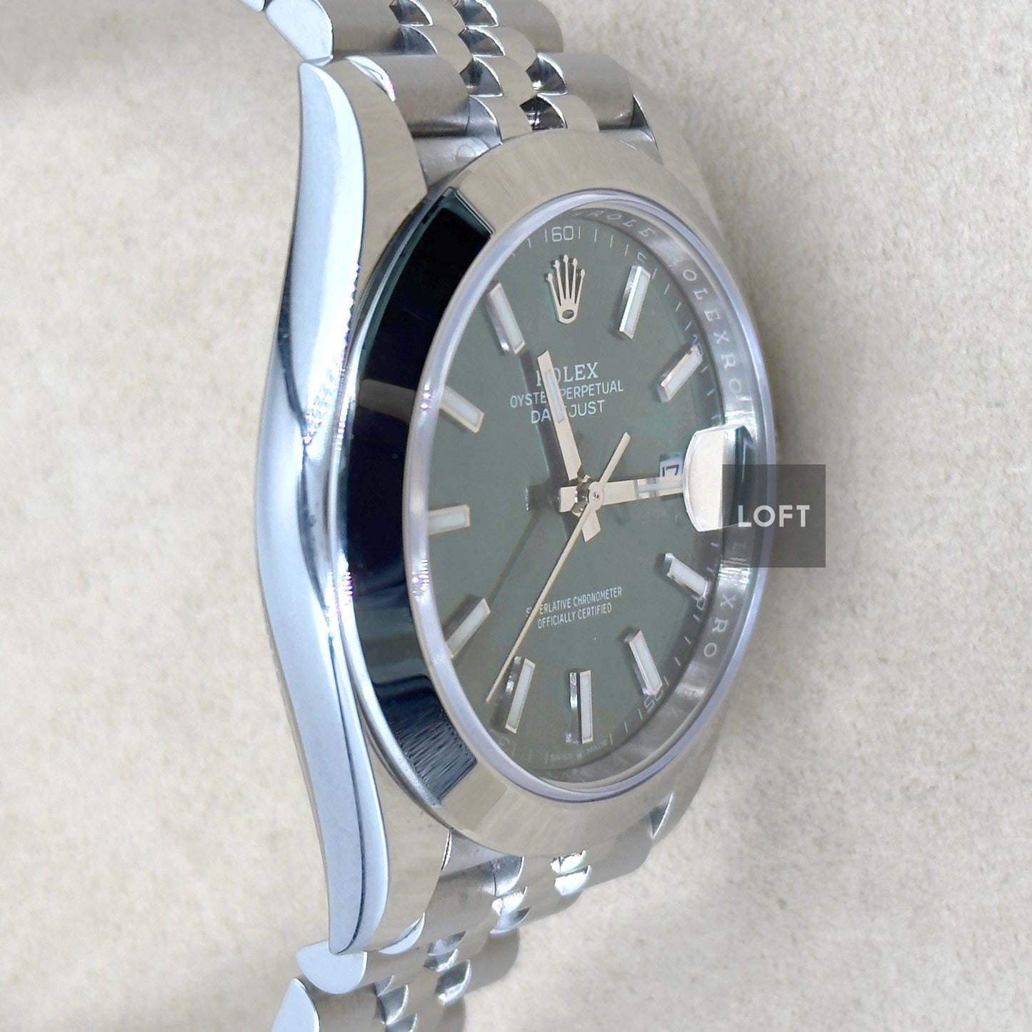 Rolex Datejust 41 Oystersteel Jubilee Mint Green Dial