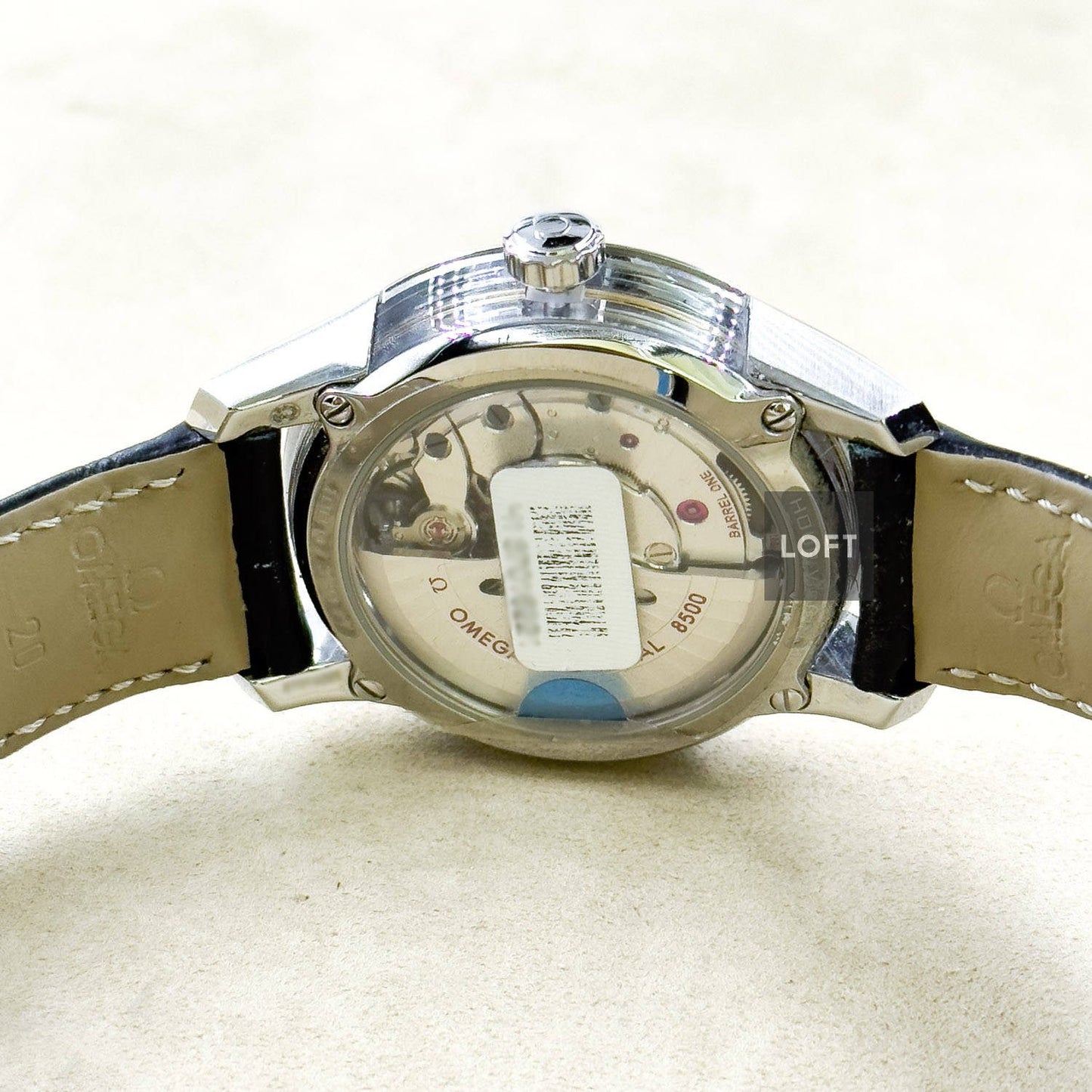 Omega De Ville Hour Vision Blue Dial White Gold Hands 41 mm
