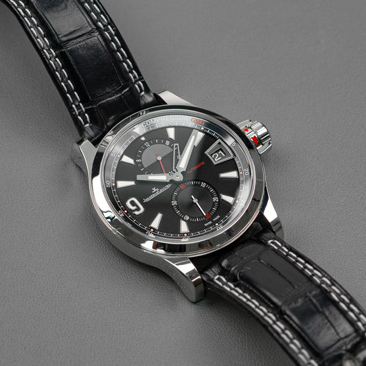 Jaeger-LeCoultre Master Compressor GMT Black Dial Automatic 41.5 mm
