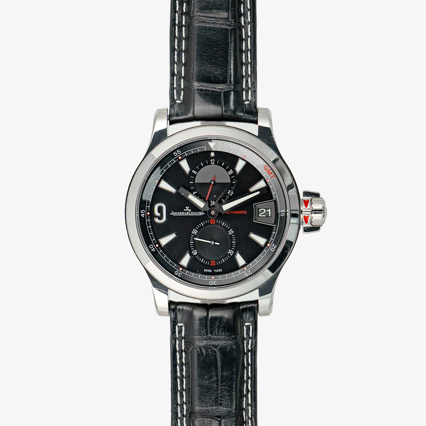 Jaeger-LeCoultre Master Compressor GMT Black Dial Automatic 41,5 mm