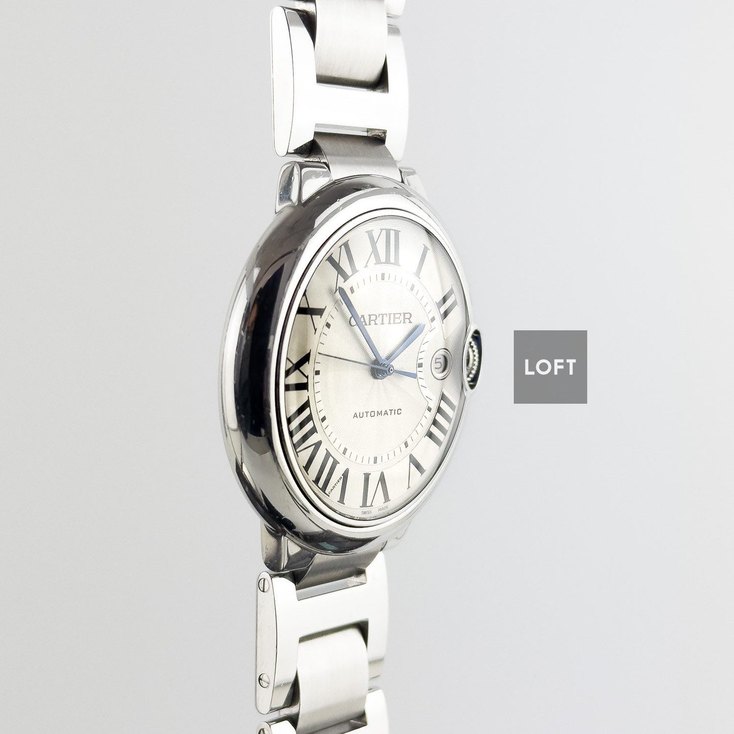 Cartier Ballon Bleu Automatic Silver Opaline Dial 42 mm