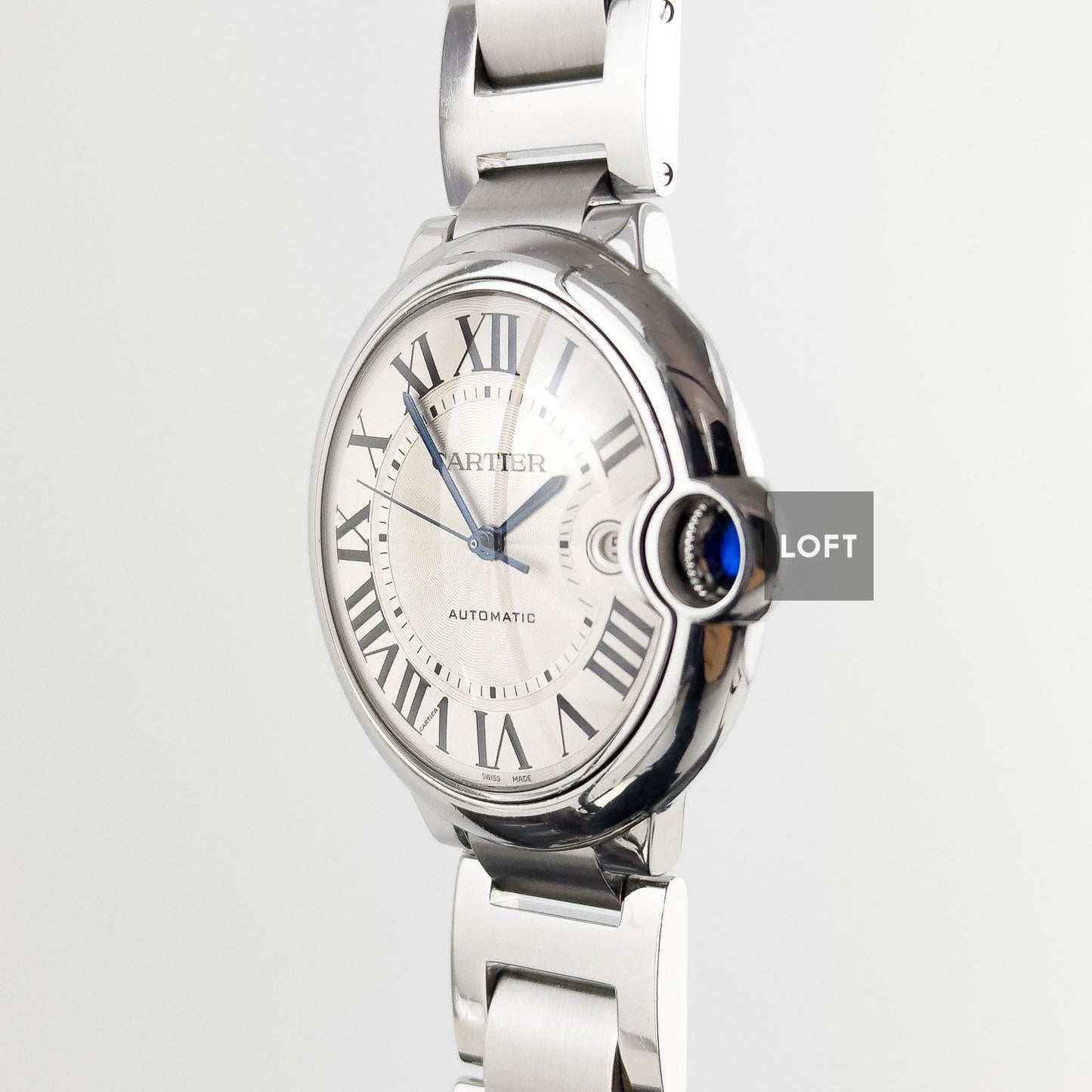 Cartier Ballon Bleu Automatic Silver Opaline Dial 42 mm