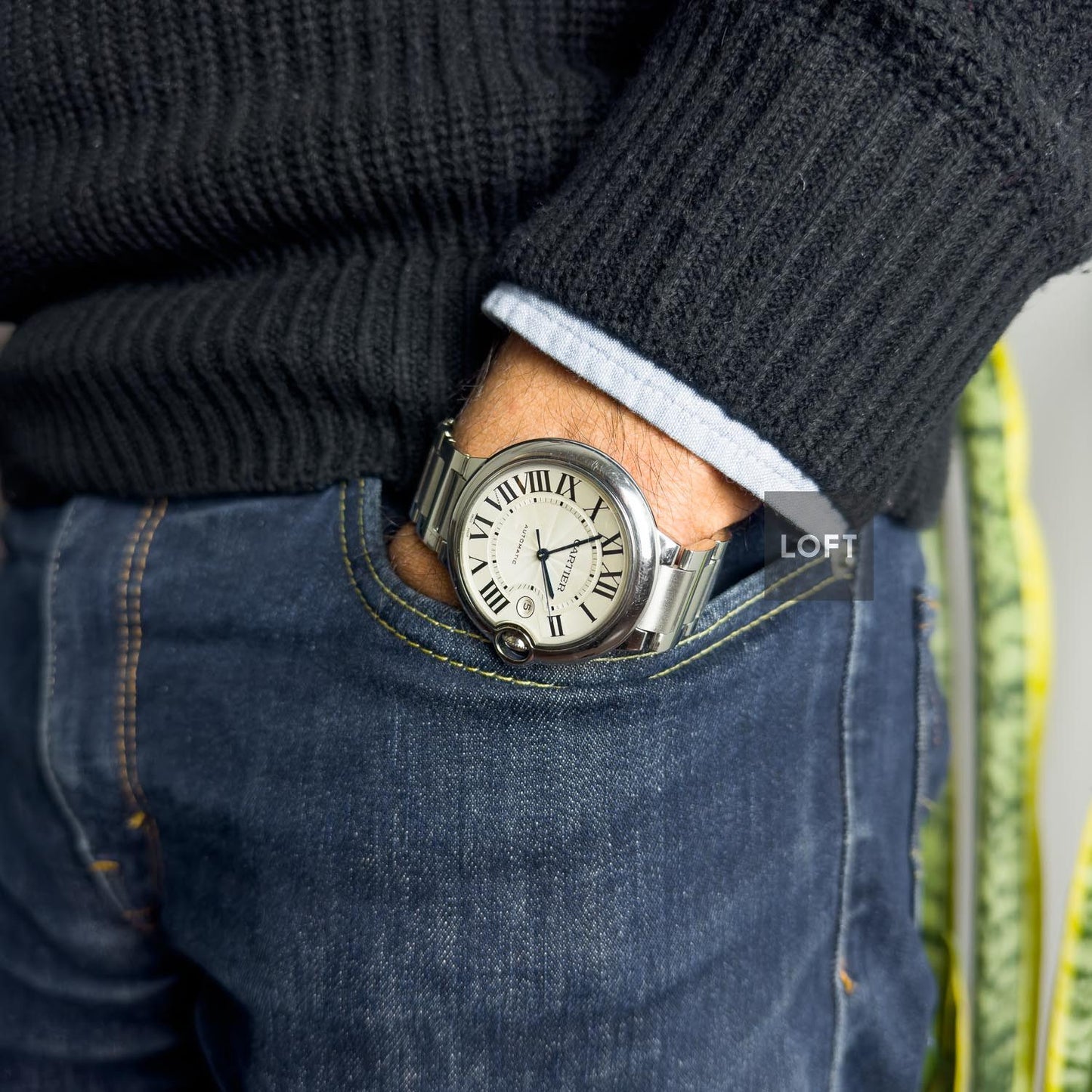 Cartier Ballon Bleu Automatic Silver Opaline Dial 42 mm
