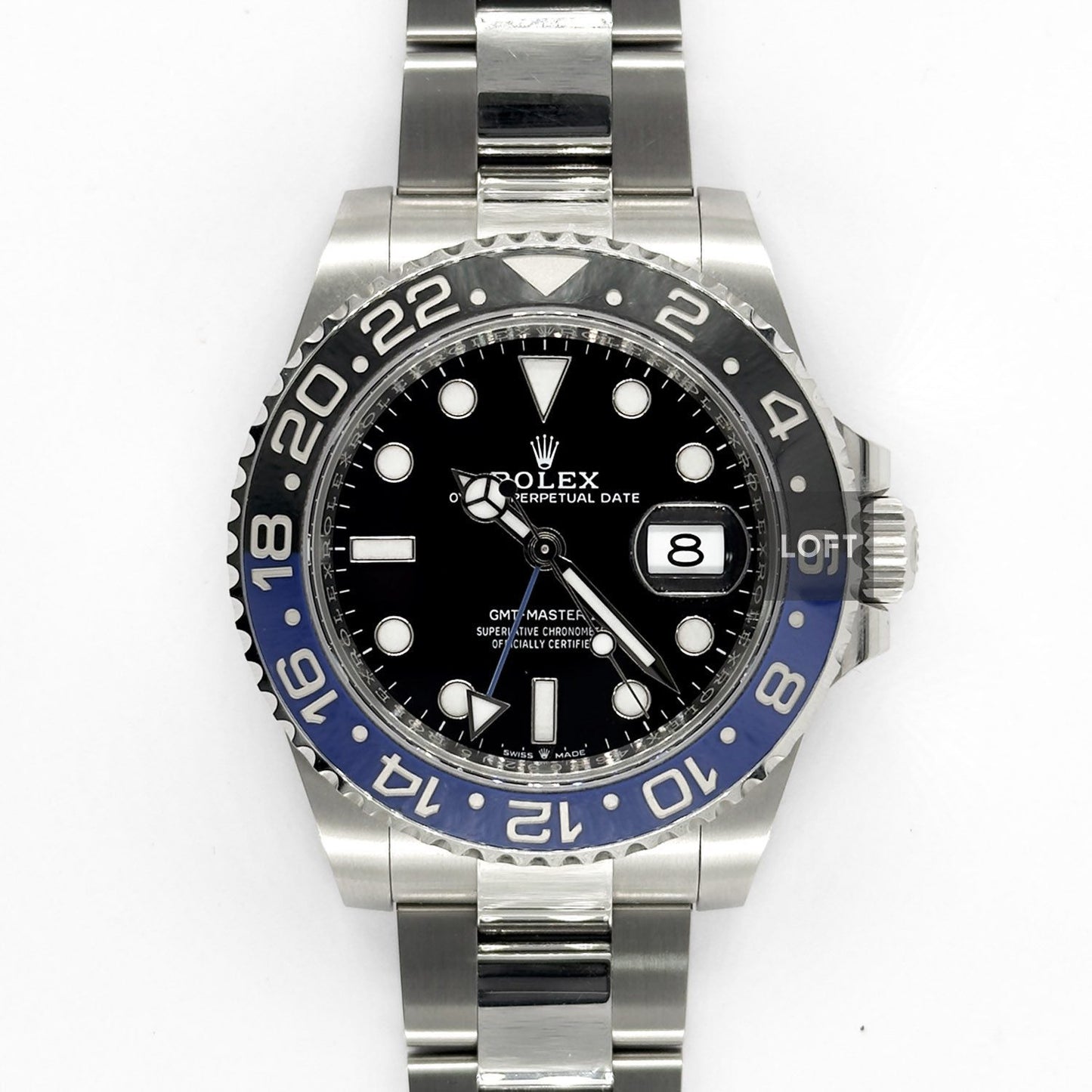 Rolex GMT-Master II Batman 126710 Oyster Bracelet 40 mm