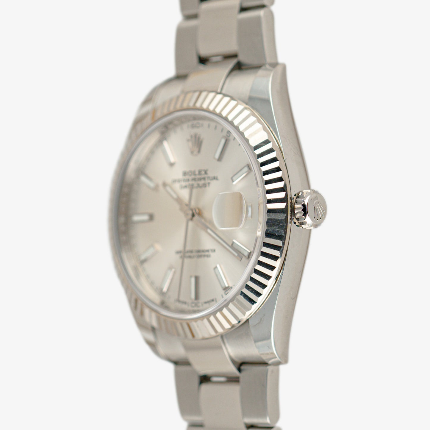 Rolex Datejust 41 Ref. 126334 Silver Dial White Gold Bezel