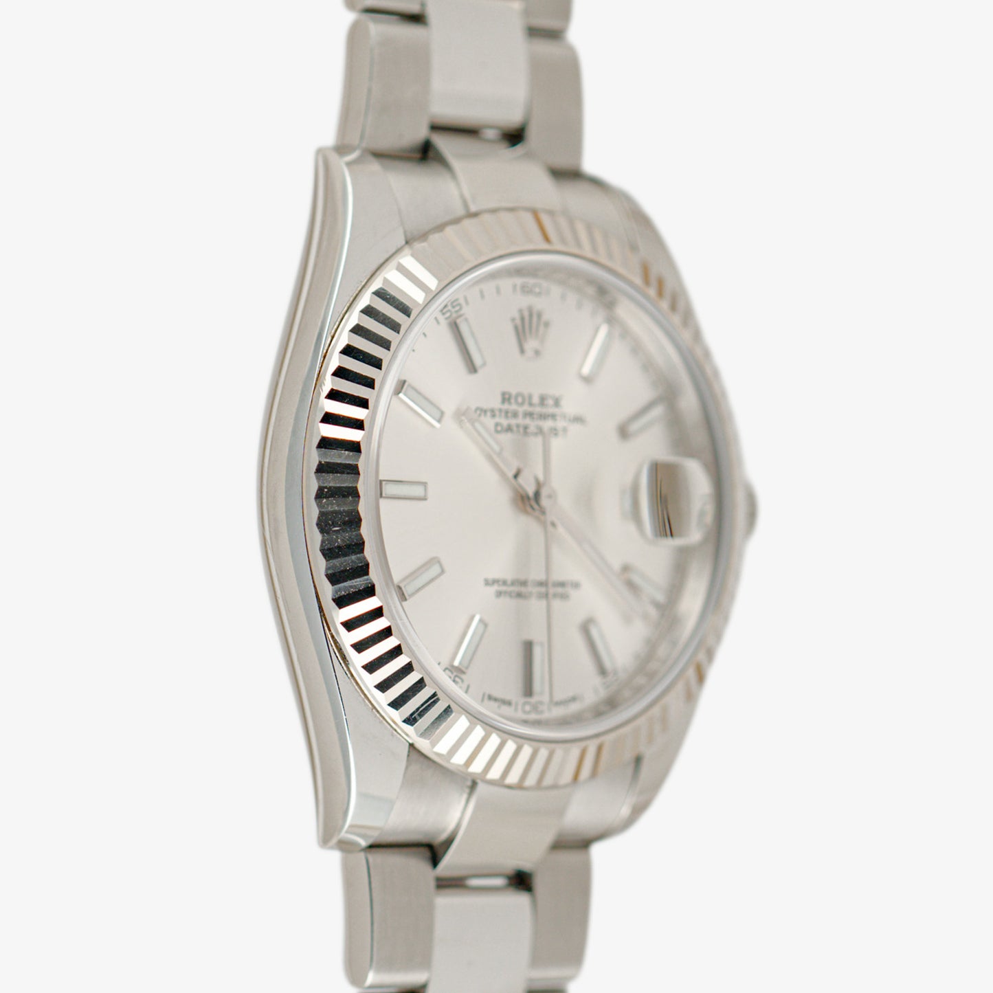 Rolex Datejust 41 Ref. 126334 Silver Dial White Gold Bezel
