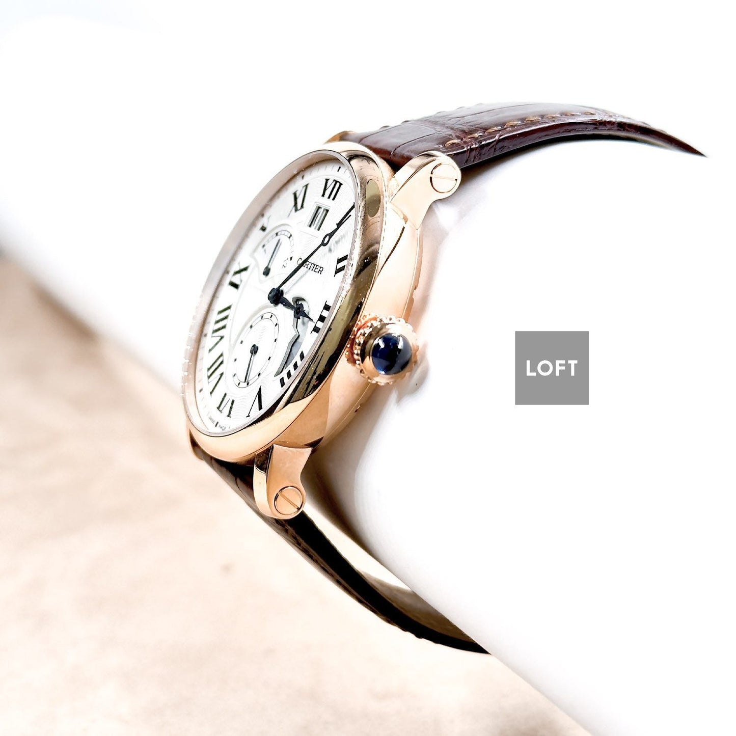 Cartier Rotonde de Cartier Large Date Retrograde Rose Gold 42 mm