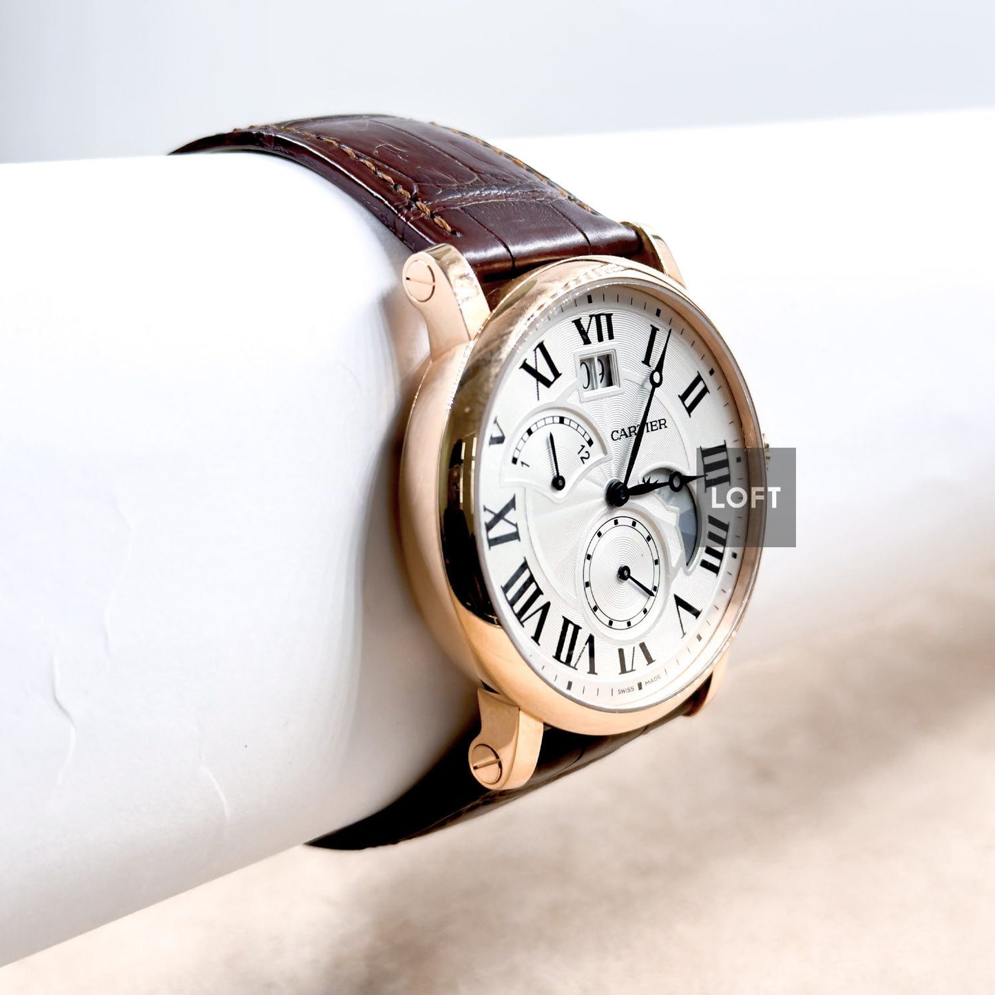 Cartier Rotonde de Cartier Large Date Retrograde Rose Gold 42 mm