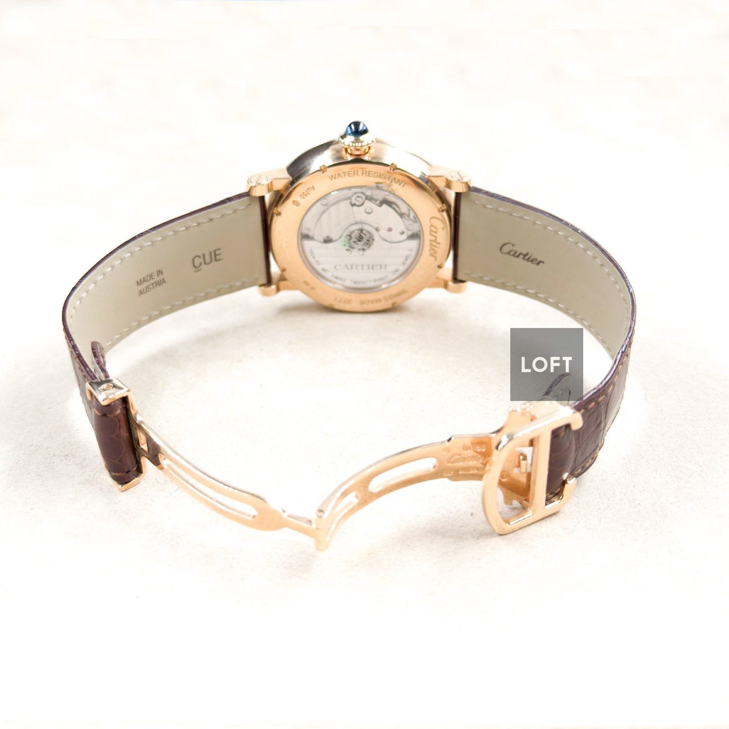 Cartier Rotonde de Cartier Large Date Retrograde Rose Gold 42 mm