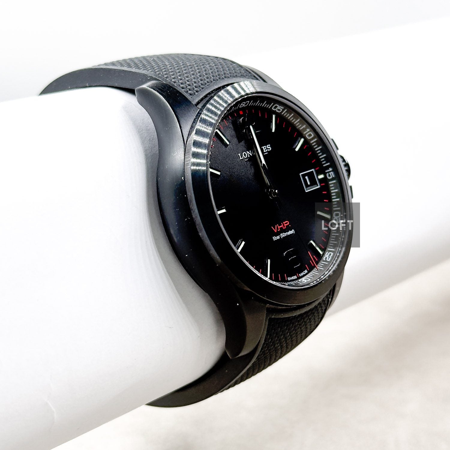 Longines Conquest V.H.P. Quartz Black Dial 41 mm