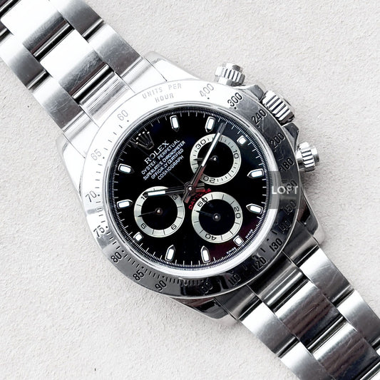 Rolex Cosmograph Daytona 116520 Automatic Chronograph Black Dial 40 mm