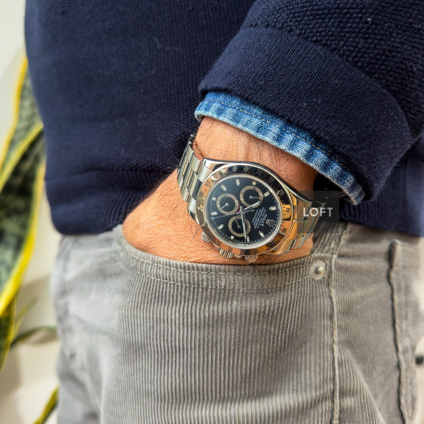Rolex Cosmograph Daytona 116520 Automatic Chronograph Black Dial 40 mm