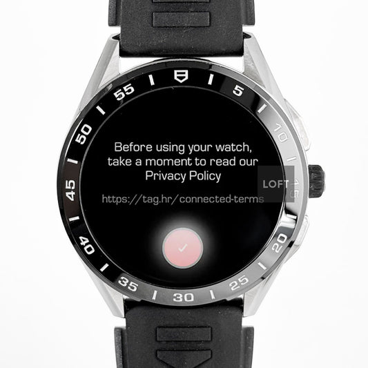 TAG Heuer Connected Calibre E3 Rubber Band 45 mm