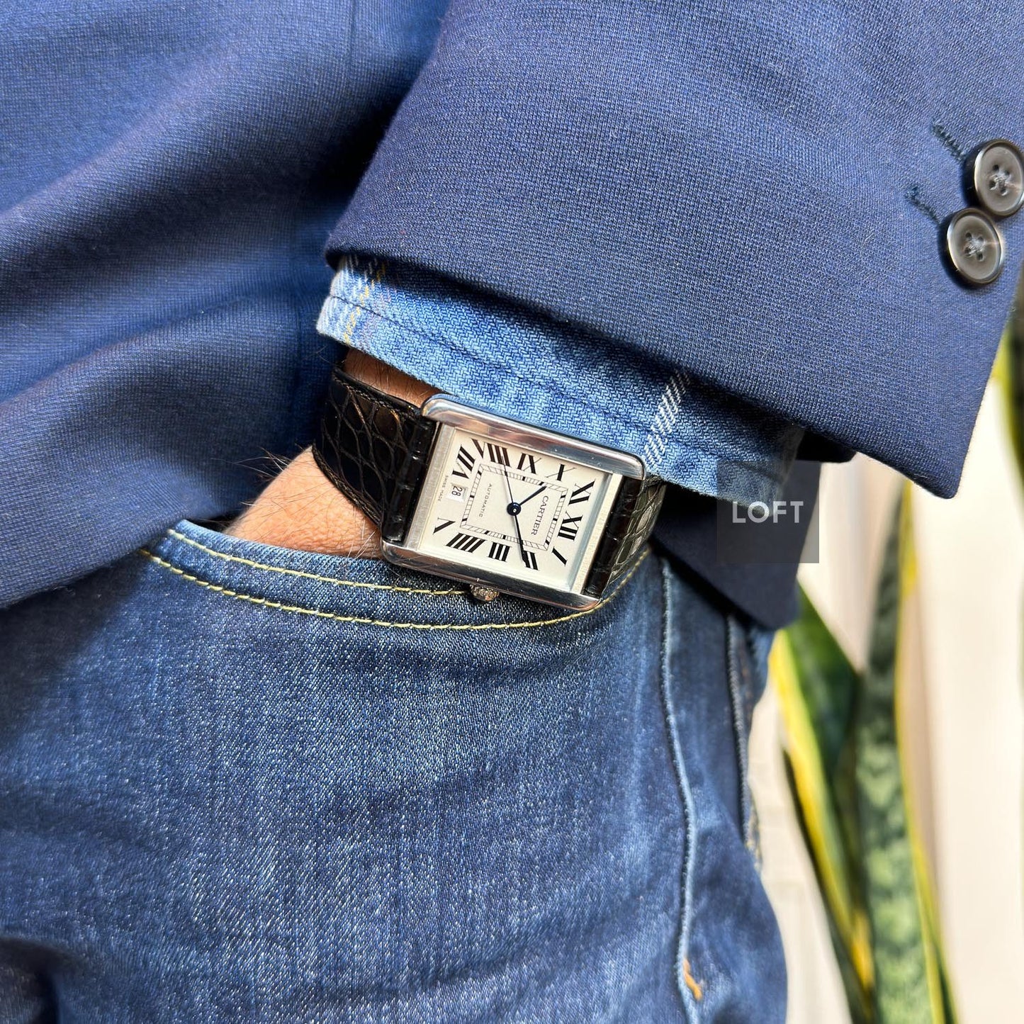 Cartier Tank Solo XL Date Automatic 3 Hands 31 mm
