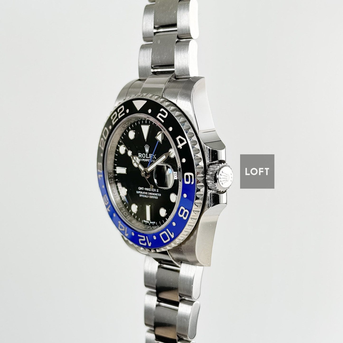 Rolex GMT-Master II 116710 Batman Oyster Bracelet 40 mm