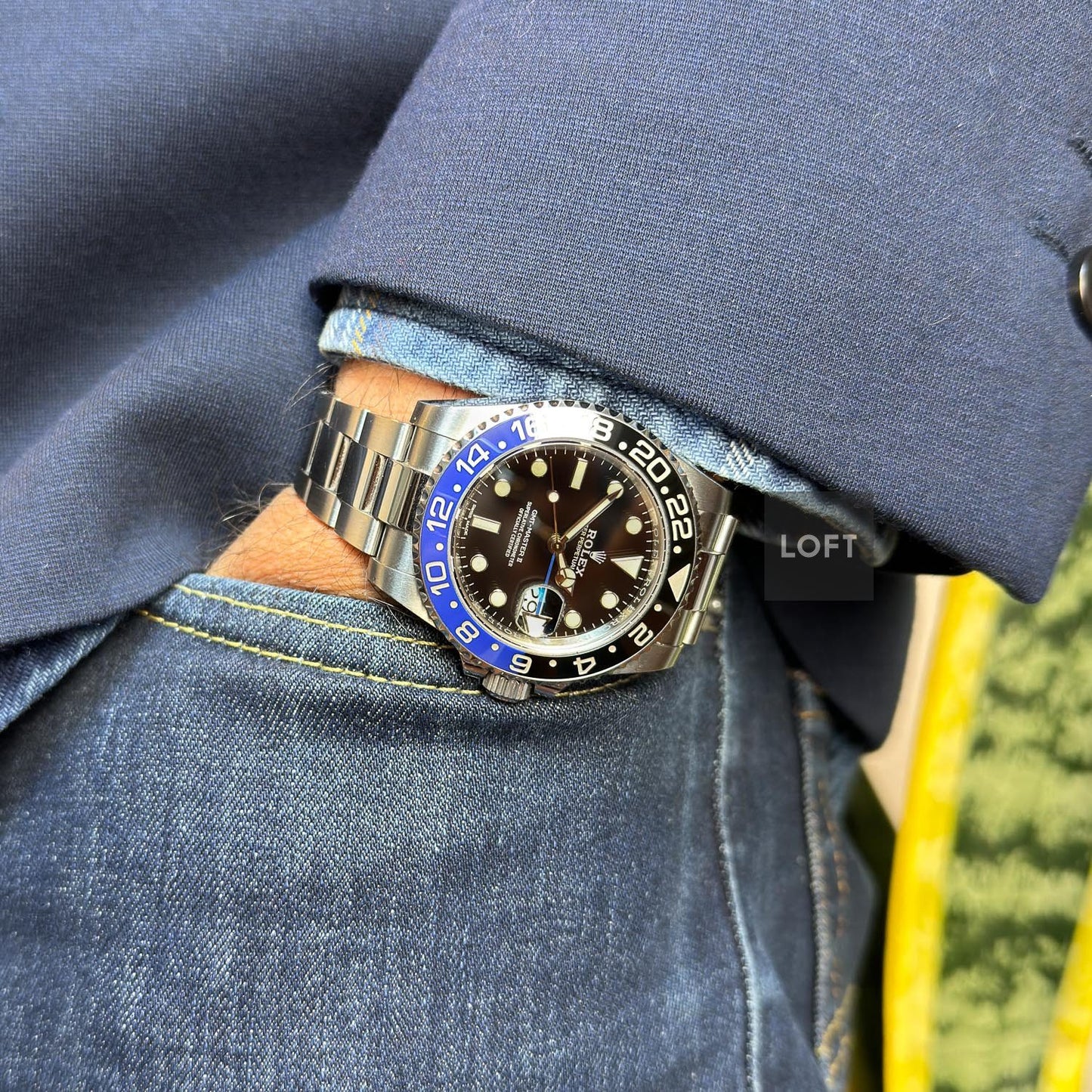 Rolex GMT-Master II 116710 Batman Oyster Bracelet 40 mm