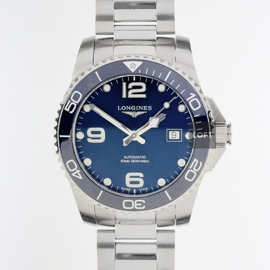 Longines HydroConquest Automatic Ceramic Bezel Blue Dial 41 mm