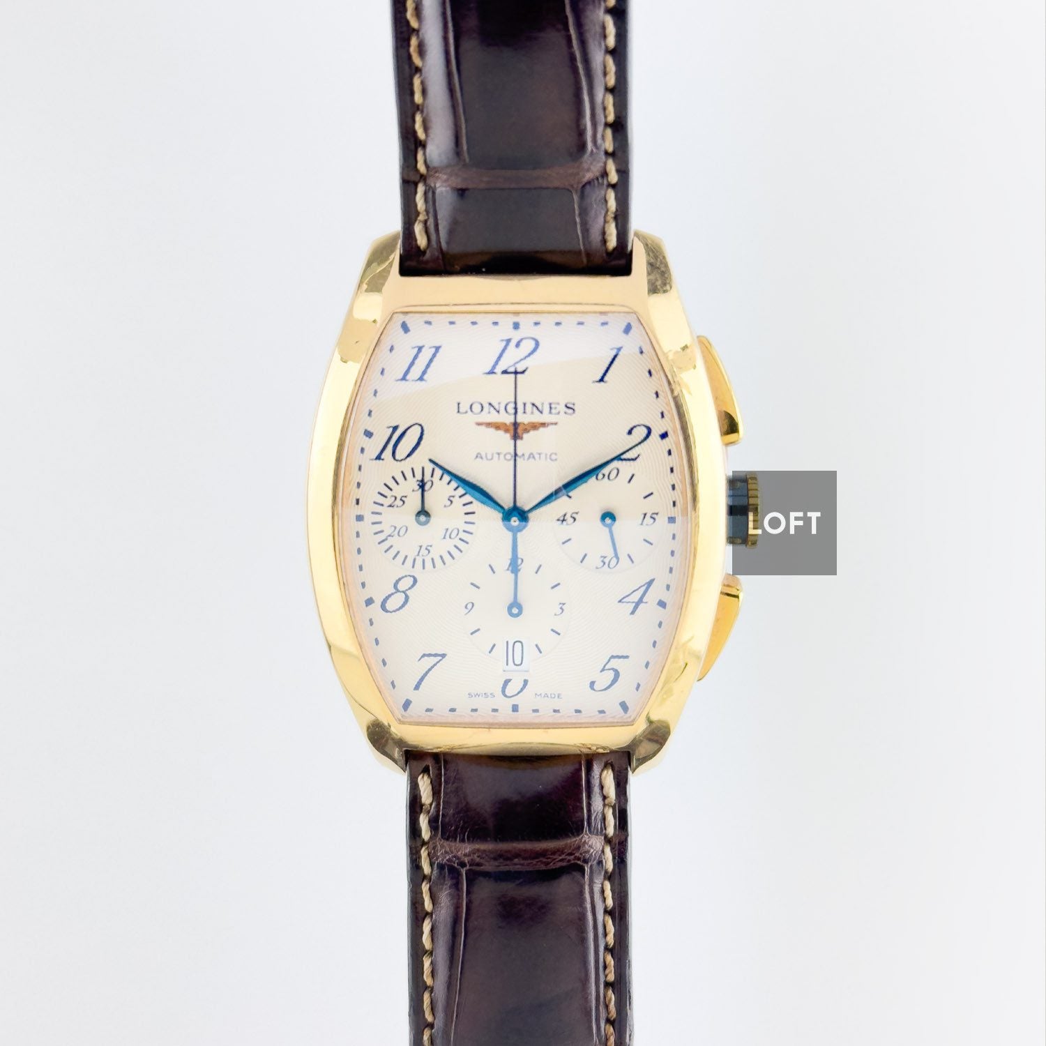 Longines Evidenza Automatic Chronograph Pink Gold 33,1 mm