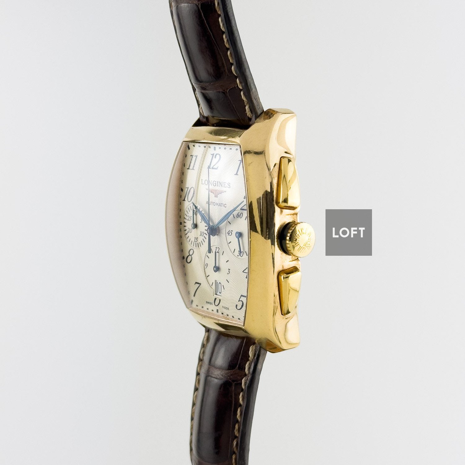 Longines Evidenza Automatic Chronograph Pink Gold 33,1 mm