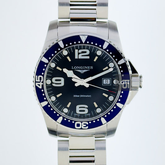 Longines HydroConquest Quartz Sunburst Blue Dial 41 mm