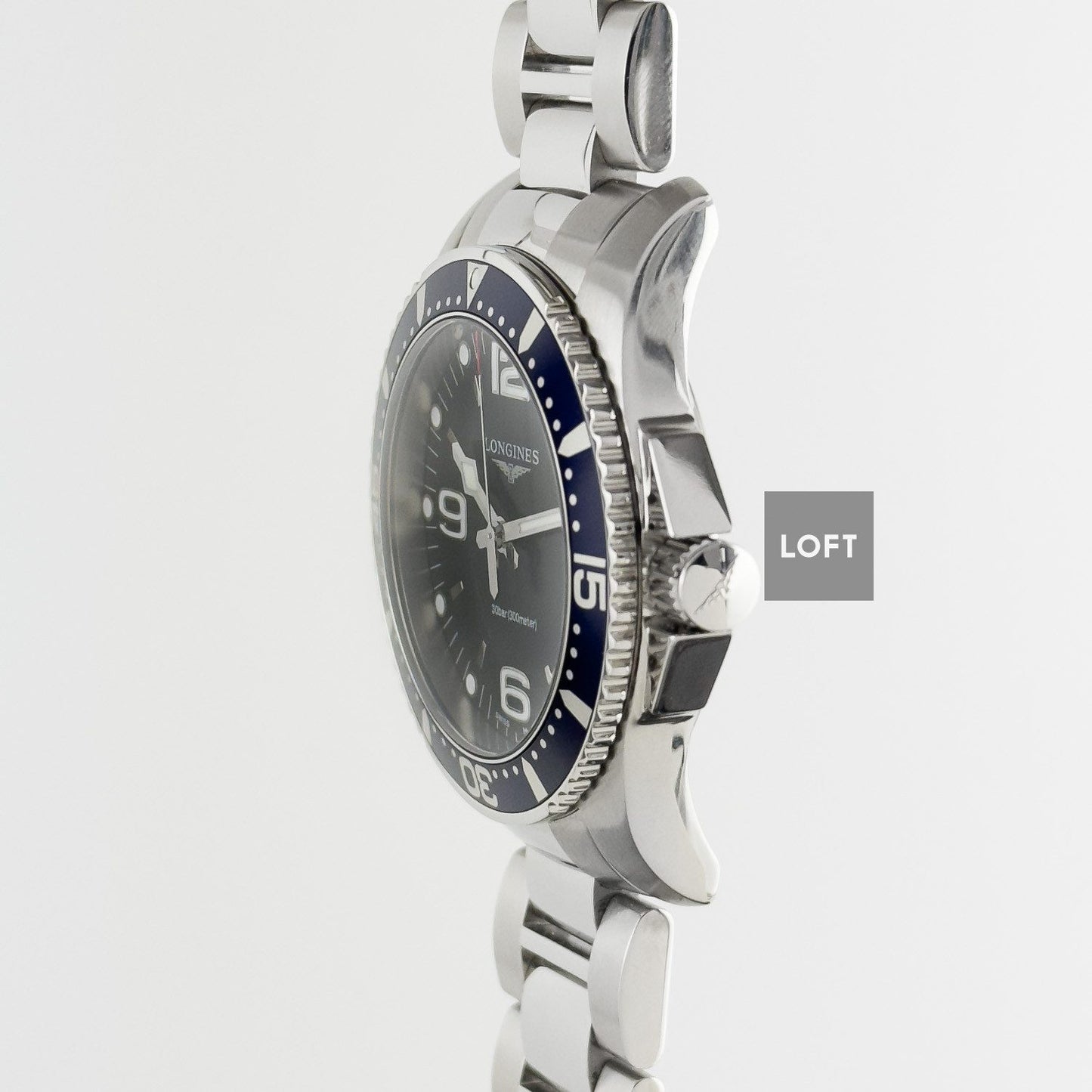 Longines HydroConquest Quartz Sunburst Blue Dial 41 mm