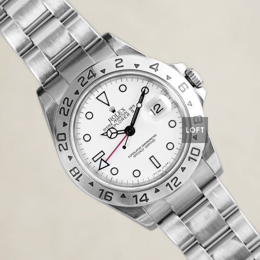Rolex Explorer II 16570 GMT Polar Dial 40 mm