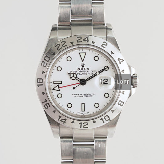 Rolex Explorer II 16570 GMT Polar Dial 40 mm