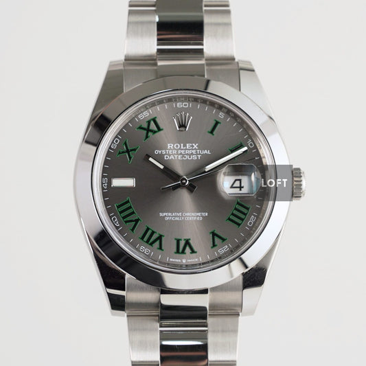 Rolex Datejust Ref. 126300 Wimbledon 41 mm