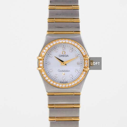 Omega Constellation Quartz Steel/Gold Full Bar 22,5 mm