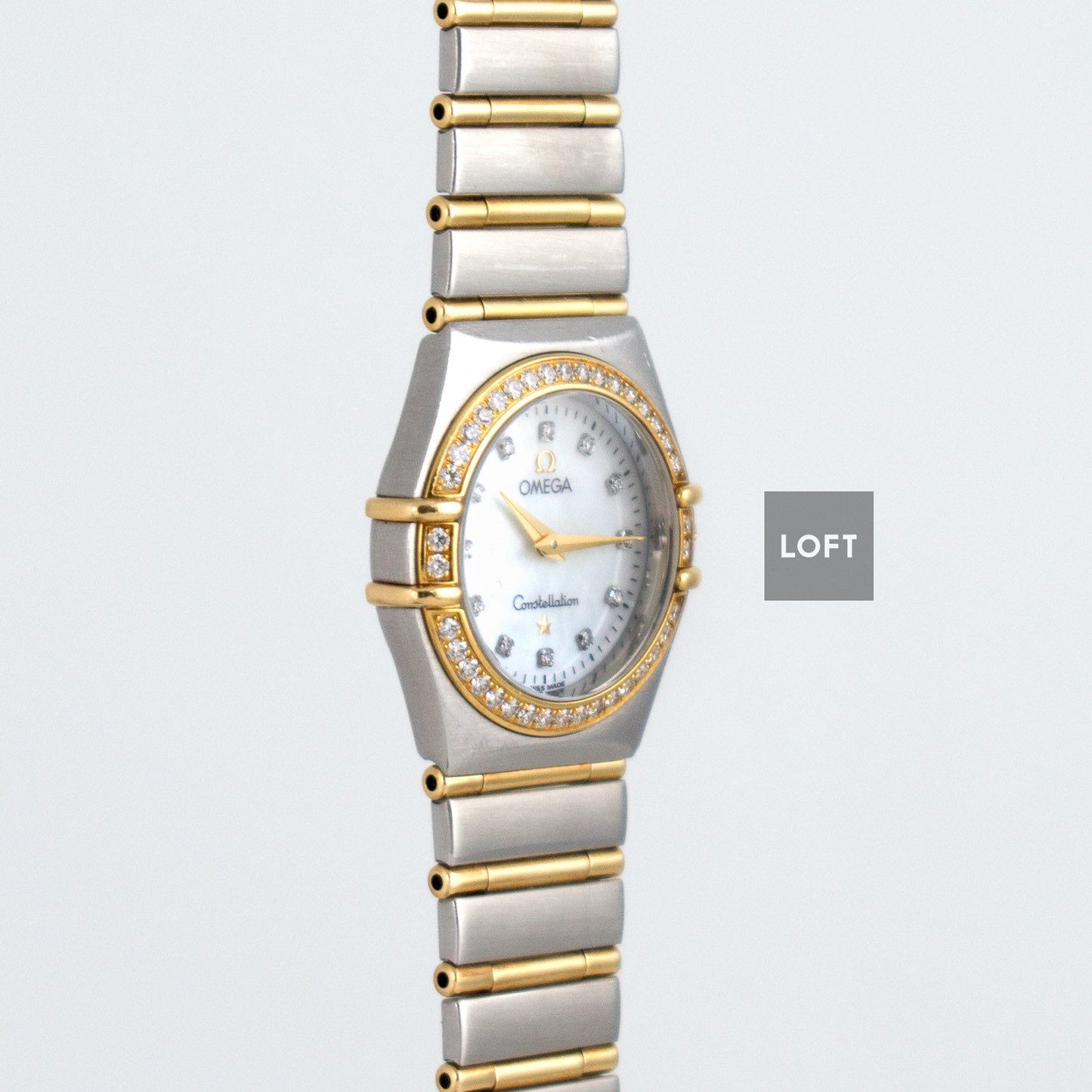 Omega Constellation Quartz Steel/Gold Full Bar 22,5 mm