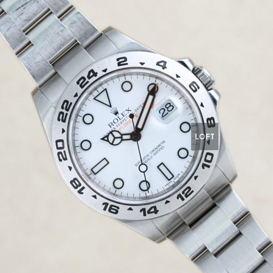 Rolex Explorer II 216570 GMT Polar Dial 42 mm