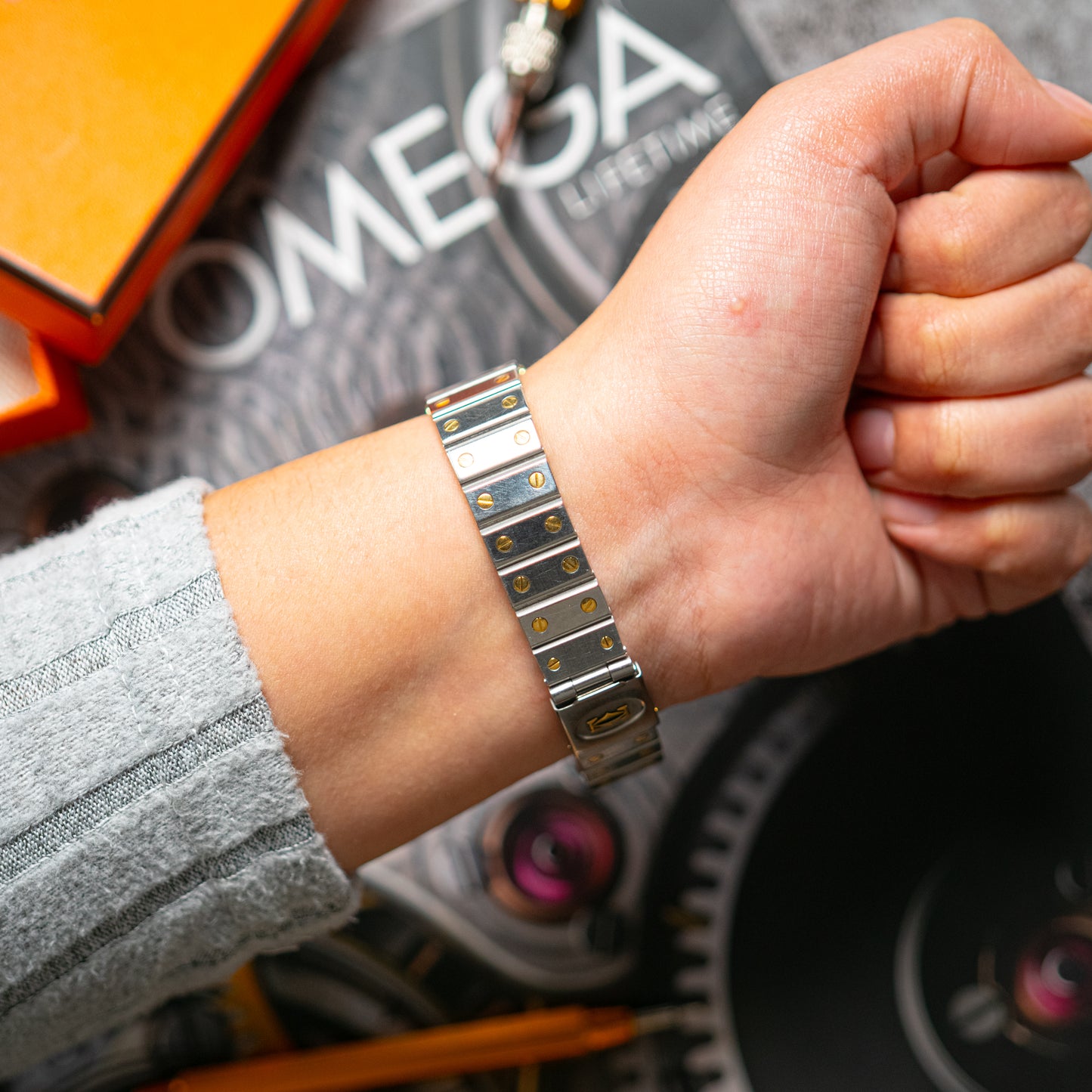 Cartier Santos Ronde Vendôme Gray Dial 27mm