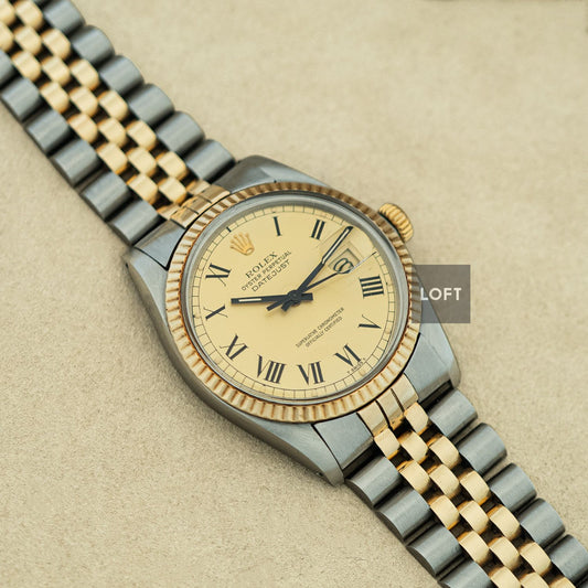 Rolex Datejust Ref. 16013 Two-Tone Buckley Dial 36 mm