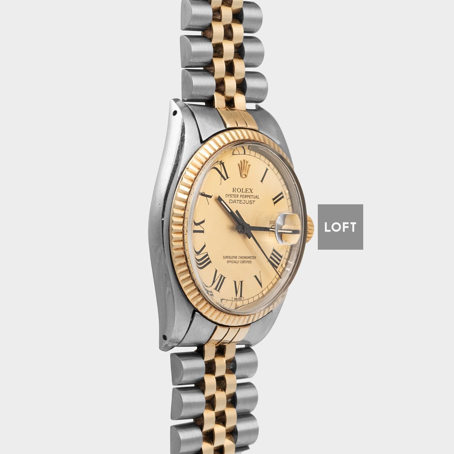 Rolex Datejust Ref. 16013 Two-Tone Buckley Dial 36 mm
