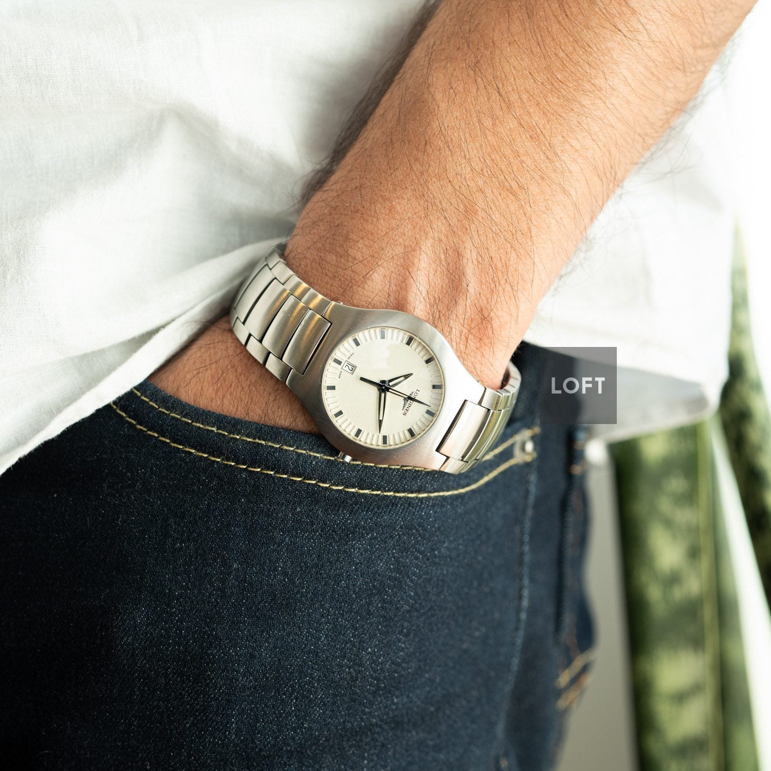 Longines Opposition Quartz L3.617.4 Date 36 mm