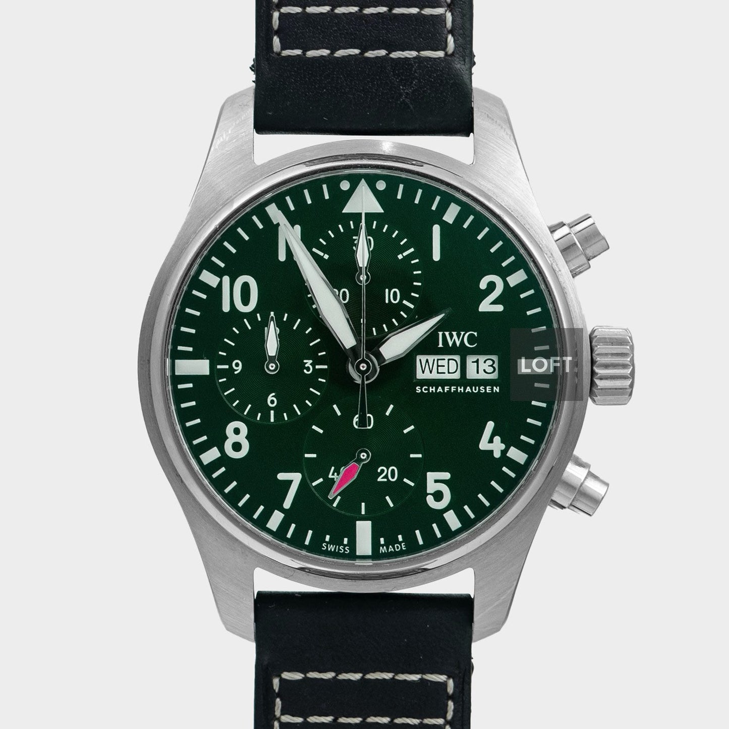 IWC Pilot's Watch Chronograph Green Dial 41 mm