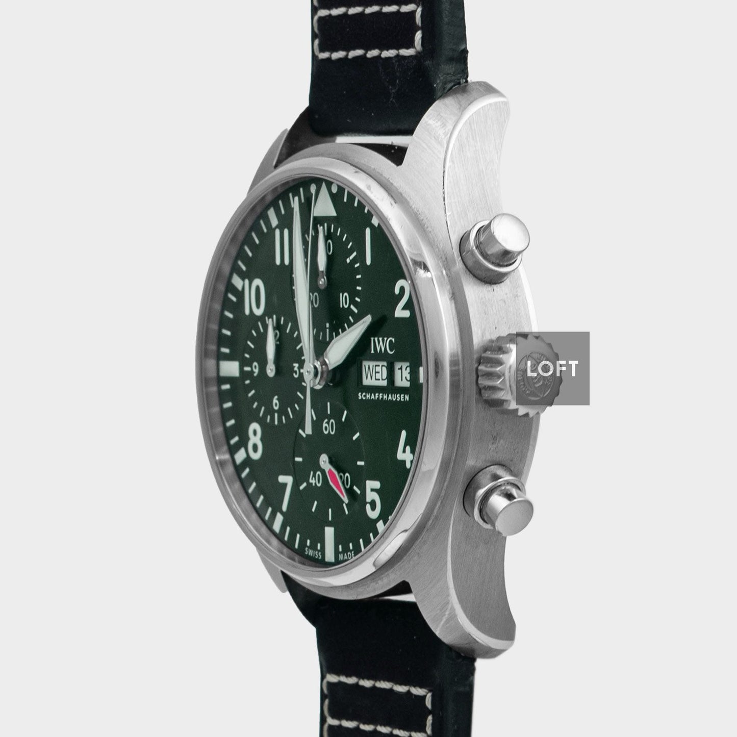 IWC Pilot's Watch Chronograph Green Dial 41 mm
