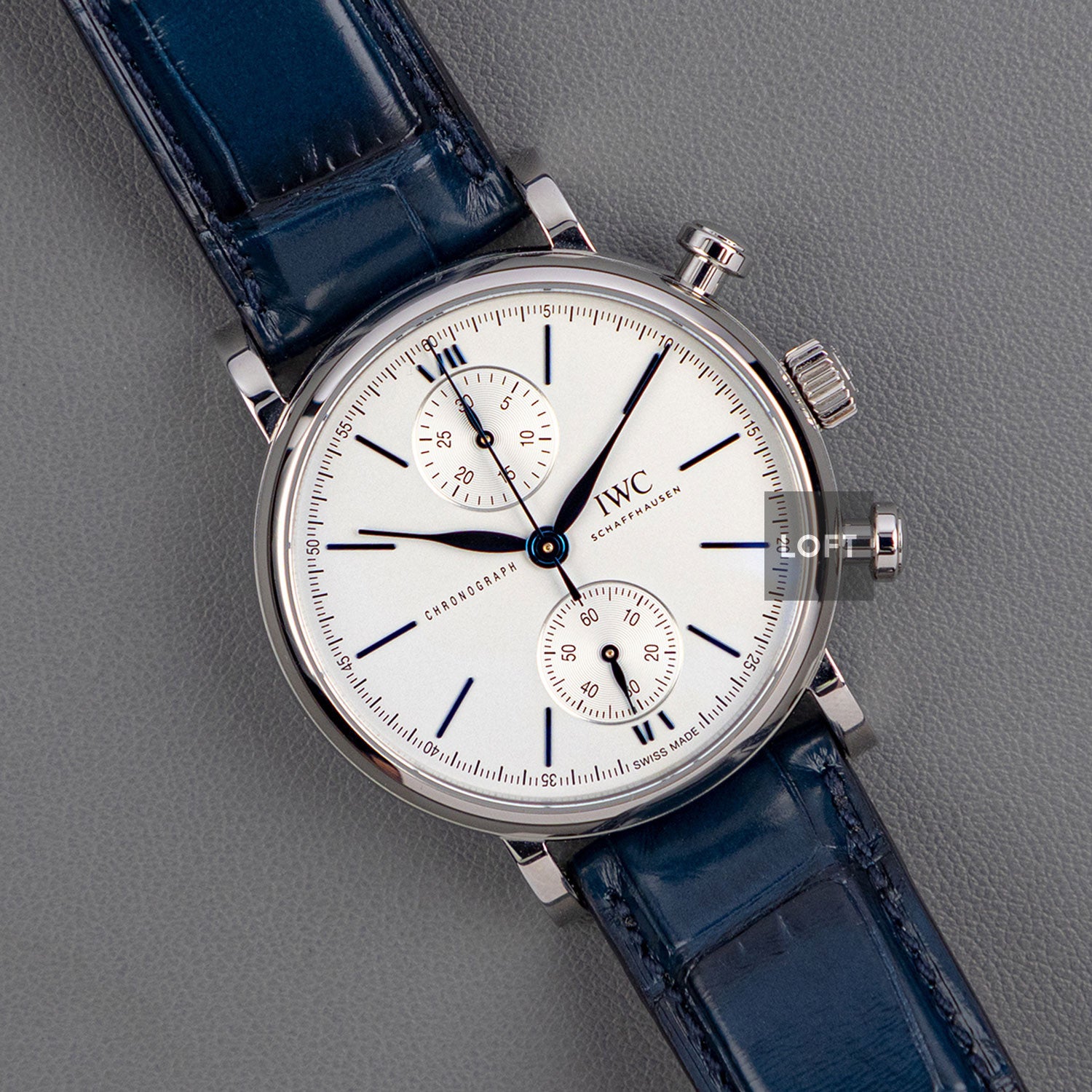 IWC Portofino Chronograph Silver Dial 39 mm