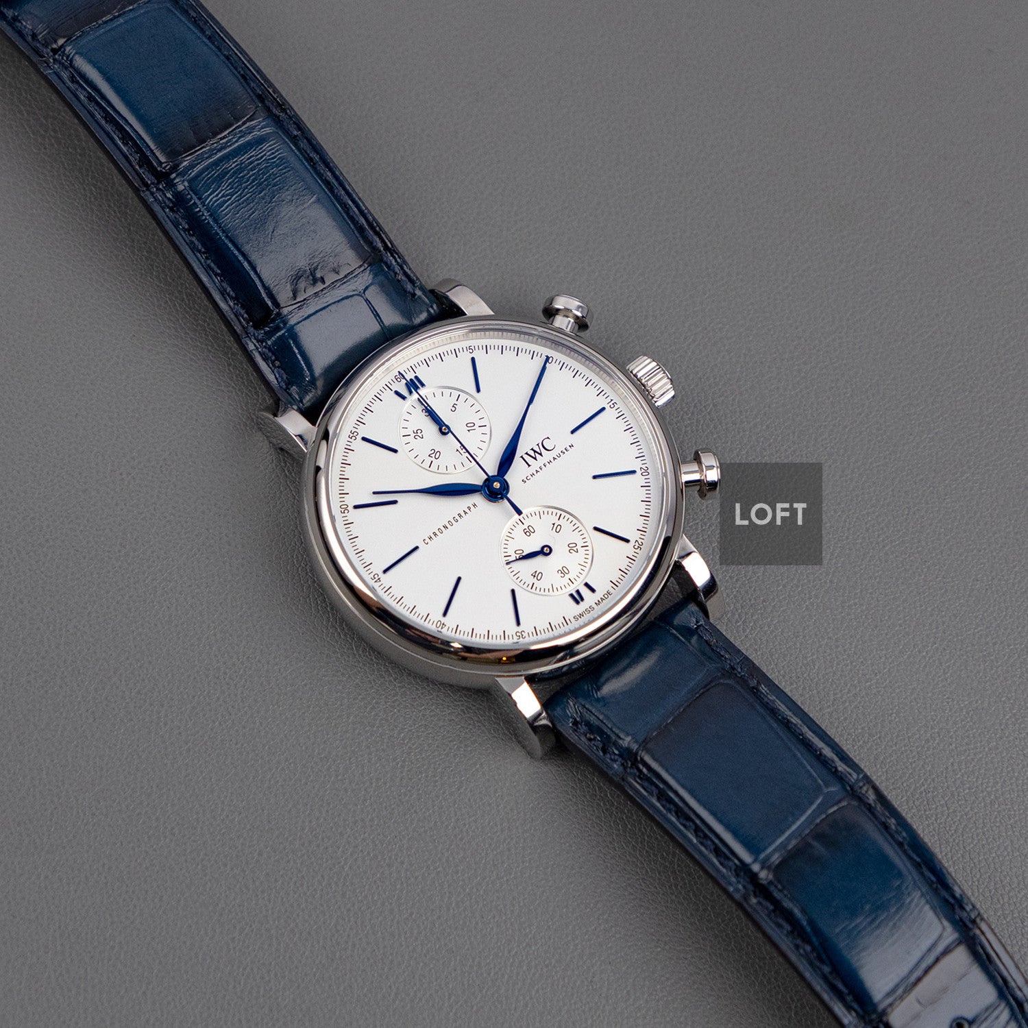 IWC Portofino Chronograph Silver Dial 39 mm