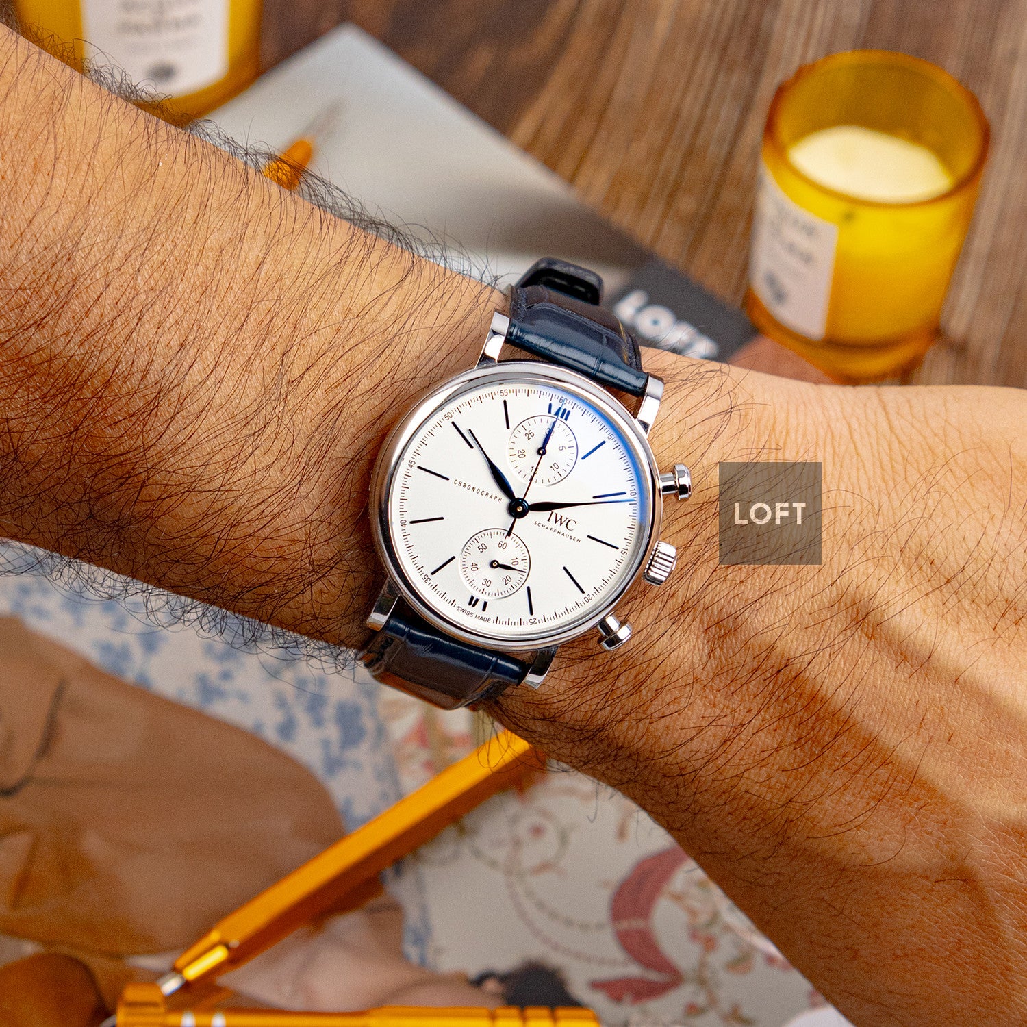 IWC Portofino Chronograph Silver Dial 39 mm