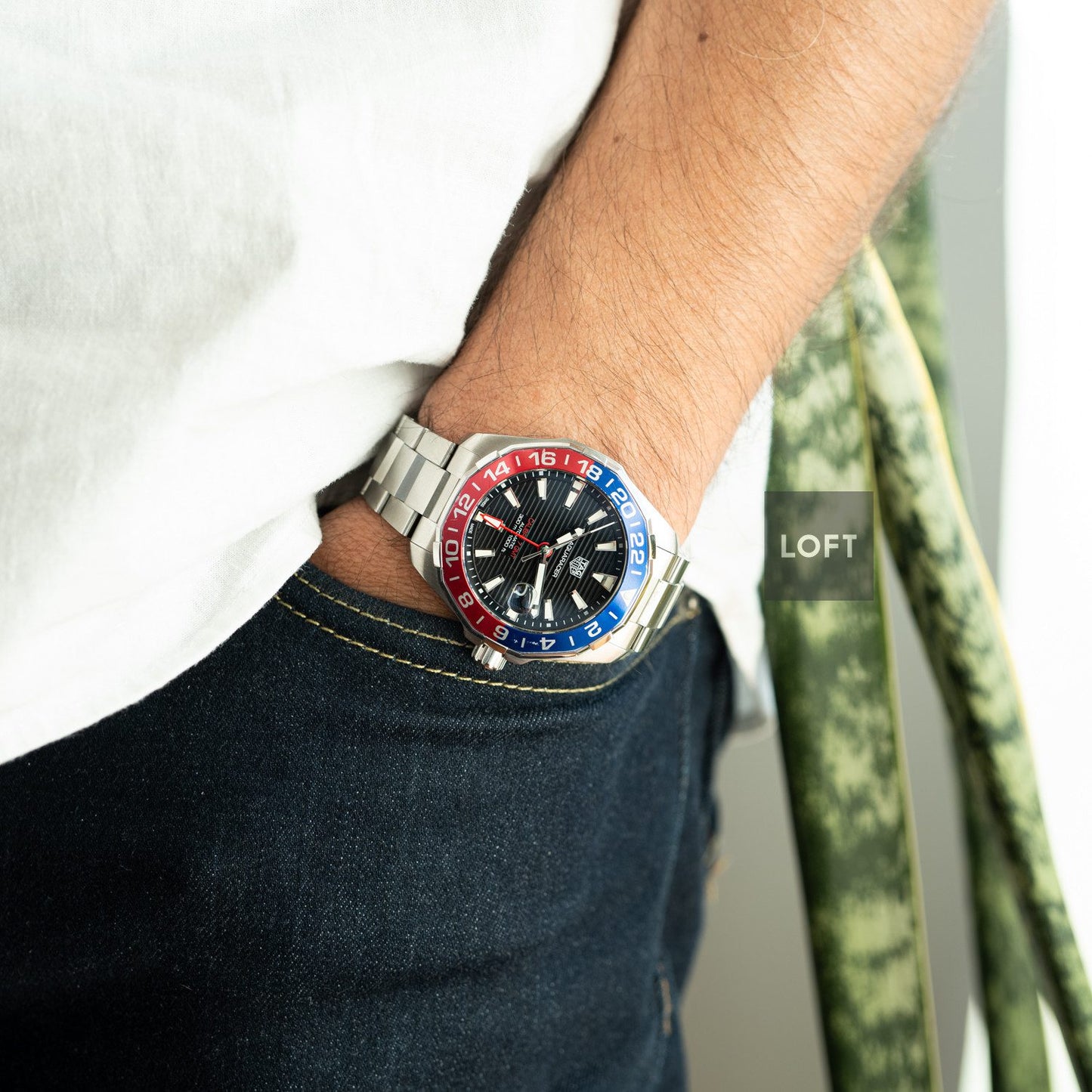 TAG Heuer Aquaracer Calibre 7 Automatic Pepsi 43 mm